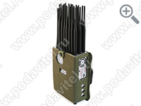 Мобильный мультичастотный подавитель Терминатор 50-5G (24х24) - боковая панель управления