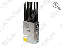 Мобильный мультичастотный подавитель Терминатор 50-5G (24х24) - боковая панель